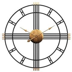 Metal Iron Work Wall Clock