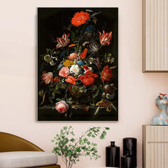 Artsy Floral Still Life Painting