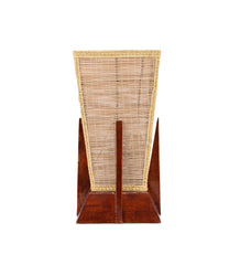 Pyramid Bamboo Shade with Wood Base
