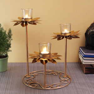 Sunflower with Ring Tealight Holder
