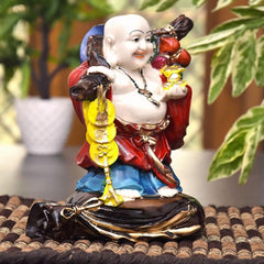 Decorative Showpiece Laughing Buddha for Good Luck, Home Décor