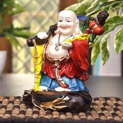 Decorative Showpiece Laughing Buddha for Good Luck, Home Décor