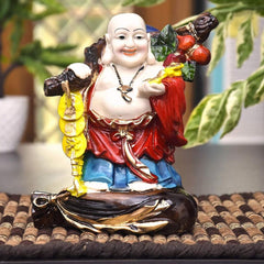 Decorative Showpiece Laughing Buddha for Good Luck, Home Décor