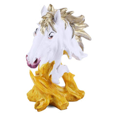 Polyresin Horse Face Idol for Home Décor