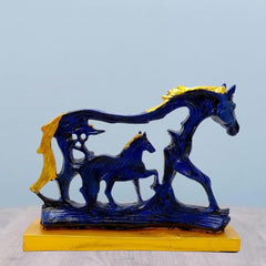 Horse with Baby Home Decoration Feng Shui & Vastu Gifting Showpiece