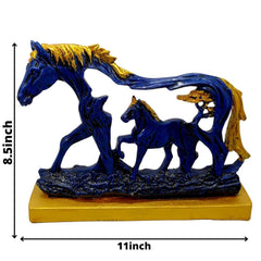 Horse with Baby Home Decoration Feng Shui & Vastu Gifting Showpiece