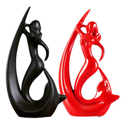 Modern Art Fish Angel showpieces for Home Decoration - Set of 2