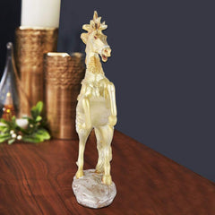 Polyresin Jumping Horse Statue for Home, Office, Car Decorative Showpiece