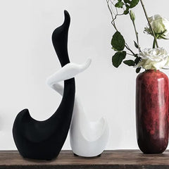 Set of 2 swan showpiece for Home and Office Decor