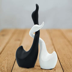 Set of 2 swan showpiece for Home and Office Decor