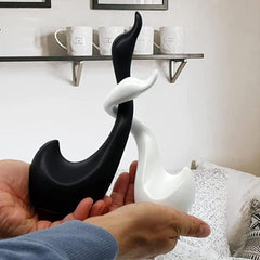 Set of 2 swan showpiece for Home and Office Decor