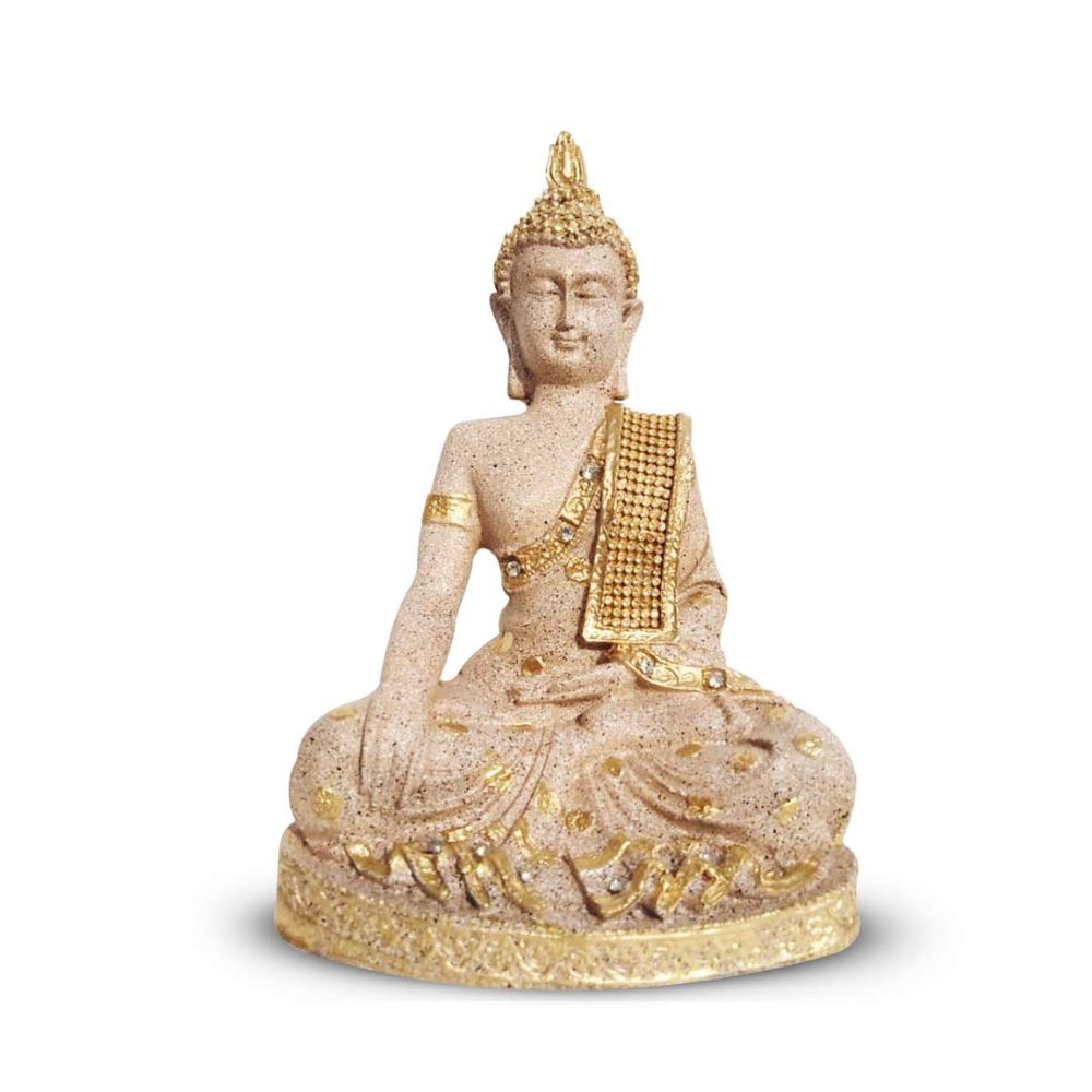 BHUMI SPARSH MUDRA Buddha Showpiece Statue, Idol for Gift and Home Decor