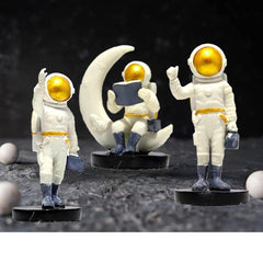 Set of 3 Astronaut showpiece for Home Décor