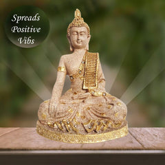 BHUMI SPARSH MUDRA Buddha Showpiece Statue, Idol for Gift and Home Decor