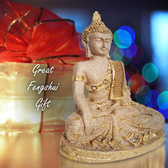 BHUMI SPARSH MUDRA Buddha Showpiece Statue, Idol for Gift and Home Decor