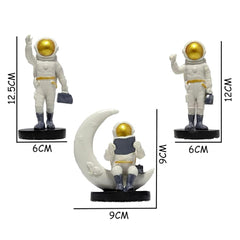 Set of 3 Astronaut showpiece for Home Décor