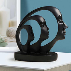 Modern Art Man Face Showpiece for Home Décor