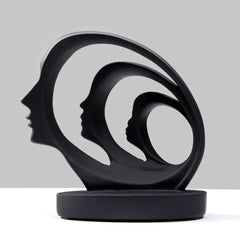 Modern Art Man Face Showpiece for Home Décor