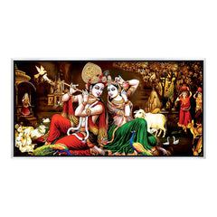 Premium Classic Lord Radha Krishna Wall Painting for Wall Decors