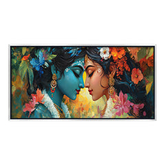 Divine Radha Krishna: The Eternal Soulmates – Premium Spiritual Wall Art