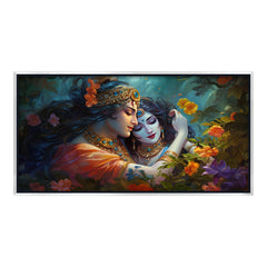 Premium Radha Krishna Love Canvas Art