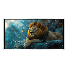 Majestic Lion King Premium Canvas Painting