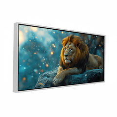 Majestic Lion King Premium Canvas Painting