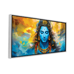 Premium Lord Shiva Meditation Abstract Wall Paintings For Home Wall Decors