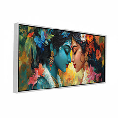 Divine Radha Krishna: The Eternal Soulmates – Premium Spiritual Wall Art