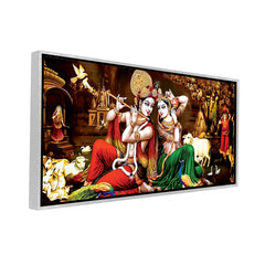 Premium Classic Lord Radha Krishna Wall Painting for Wall Decors