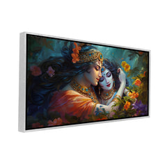 Premium Radha Krishna Love Canvas Art