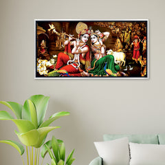 Premium Classic Lord Radha Krishna Wall Painting for Wall Decors