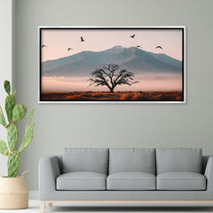 Premium Cinematic Nordic Style Nature Wall Painting