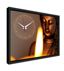 Buddha Printed Analog MDF Modern Wall Clock