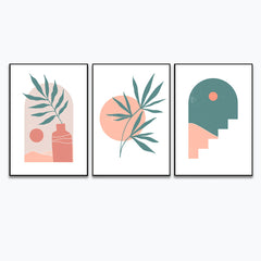 Boho Wall Decor Poster Set of 3