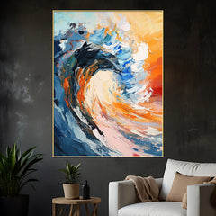 Freedom Of Beauty Cotton Canvas Wall Painting