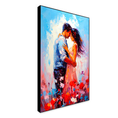 Beautiful Romantic Couple Wall Art Print Romantic Artwork on Canvas Wall Paintings