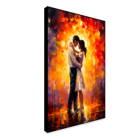 Beautiful Romantic Couple Unconditional Love Canvas Wall Paintings & Arts