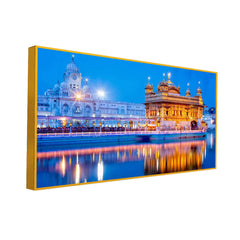 Golden Temple Design Canvas Printed Painting