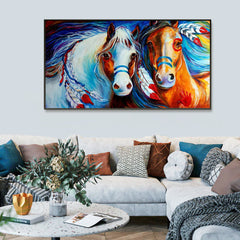 Majestic Horses Canvas Wall Painting
