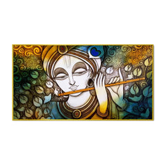 Beautiful Krishna Canvas  Wall Painting