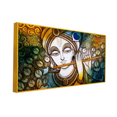 Beautiful Krishna Canvas  Wall Painting