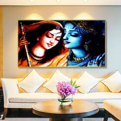 Eternal Love Krishna Meerabai Canvas Painting