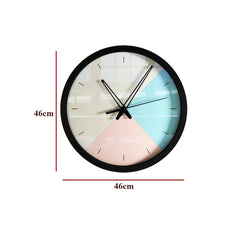 Pastel Mosaic Big Designer Wall Clock