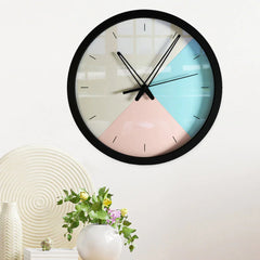 Pastel Mosaic Big Designer Wall Clock