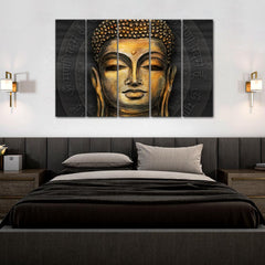 Buddha face abstract Wall Painting