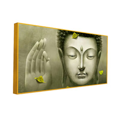 Calm Buddha Peaceful Vaastu Canvas Wall Painting
