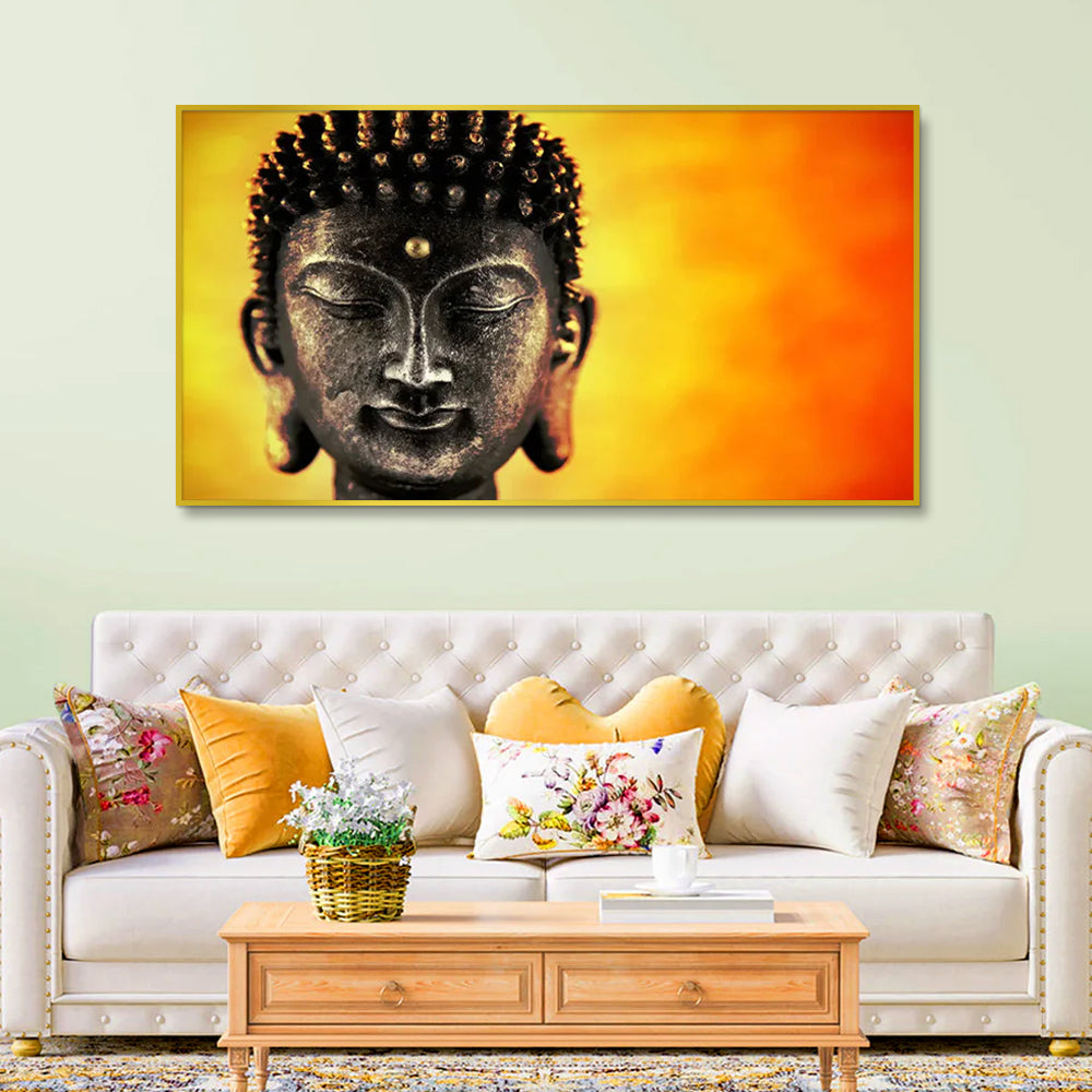 Calm Buddha Spiritual Canvas Painting