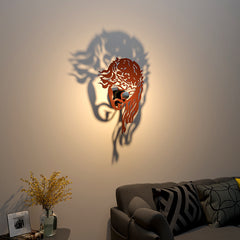 Jesus christ face creative Shadow lamp