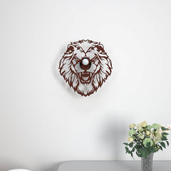 Lion Face Creative Shadow Lamp: Majestic Ambiance for Your Space